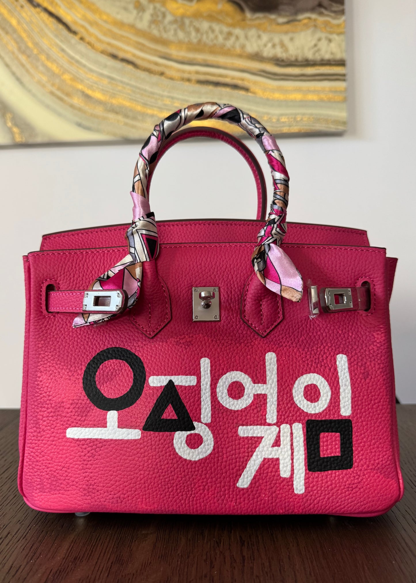 Squid Game Edition Designer inspired hand painted Bags