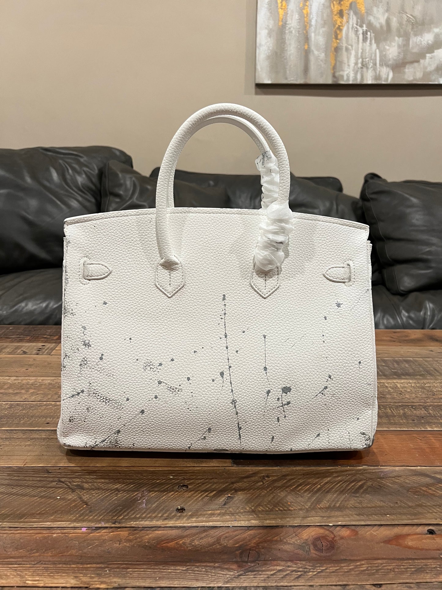 Hand painted designer inspired Bag