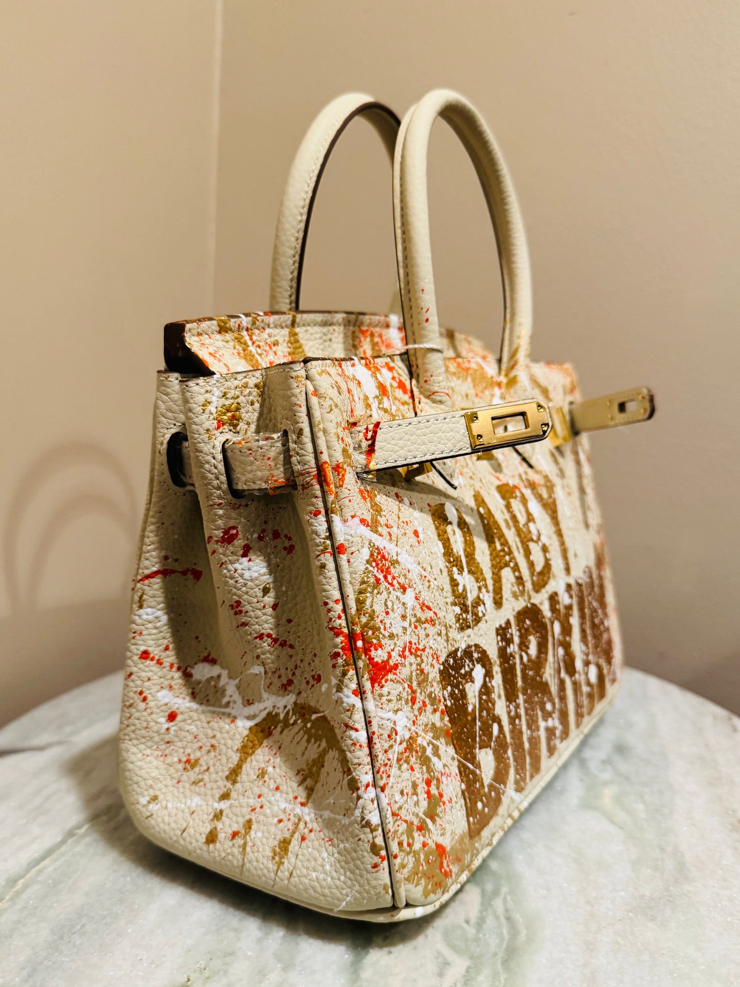 Designer inspired hand painted Bags
