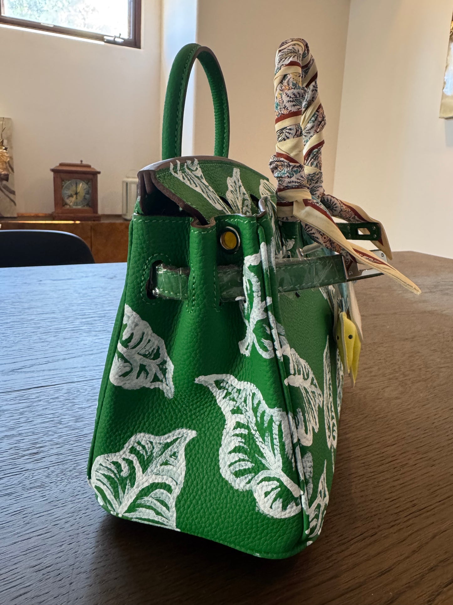 Ever Green Hand Painted Bag