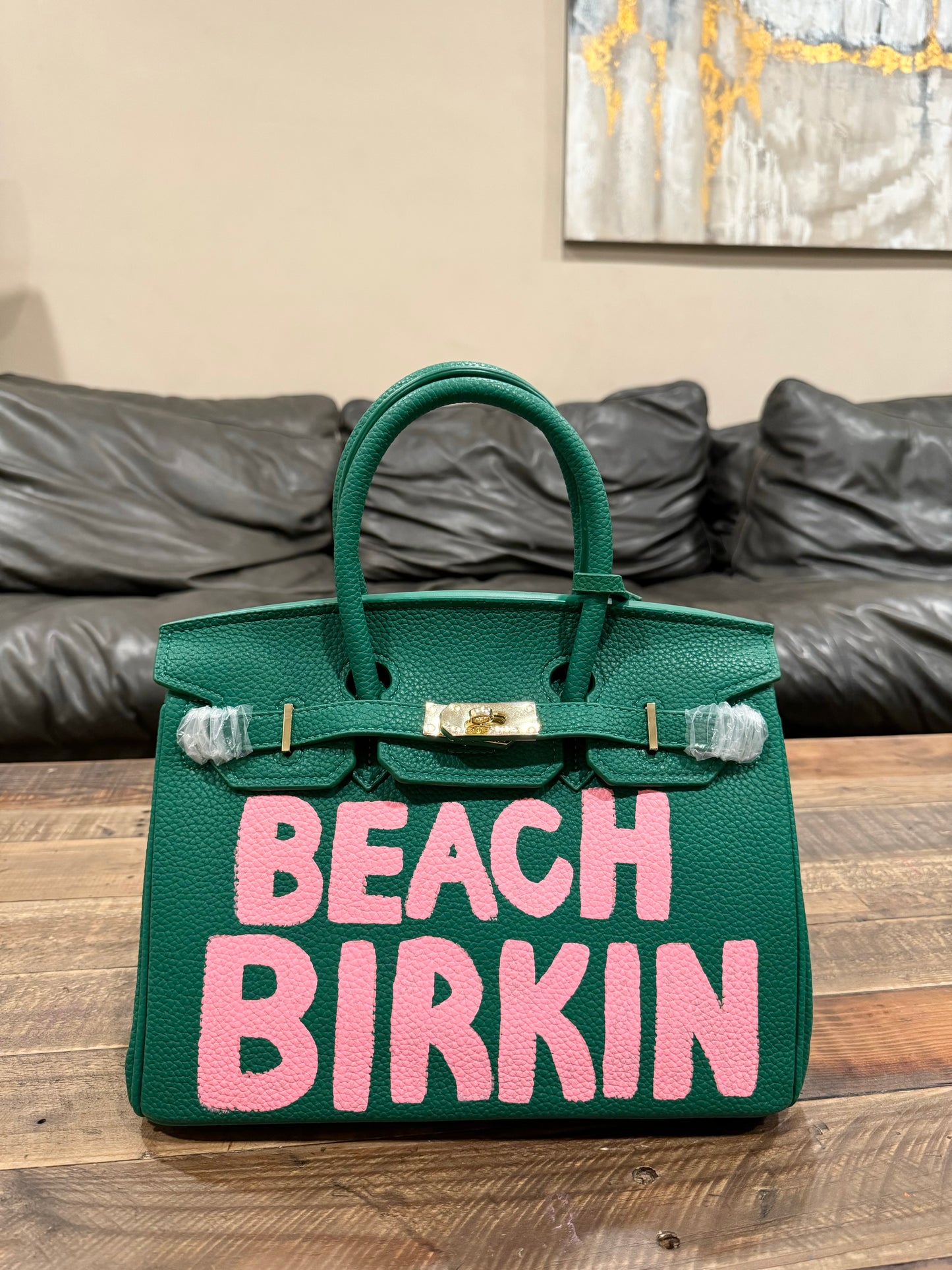 Designer inspired hand painted Bags