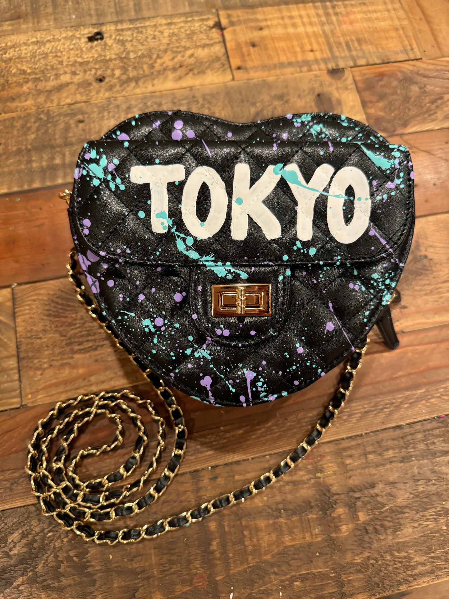 Heart shouler Bag (LA/TOKYO/PARIS)