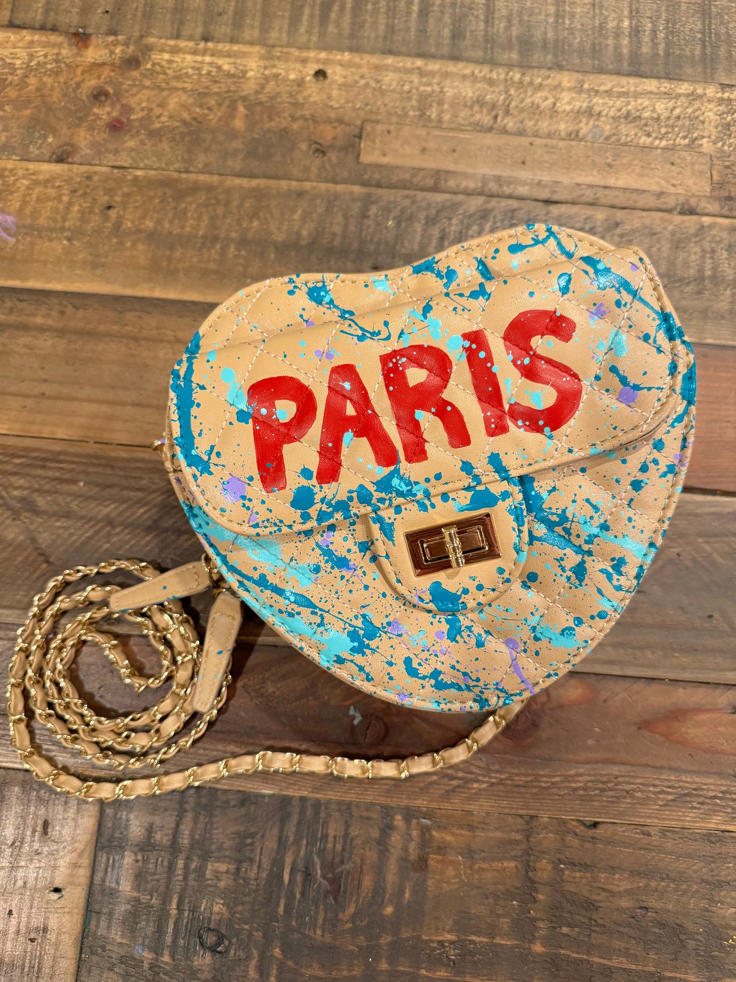 Heart shouler Bag (LA/TOKYO/PARIS)