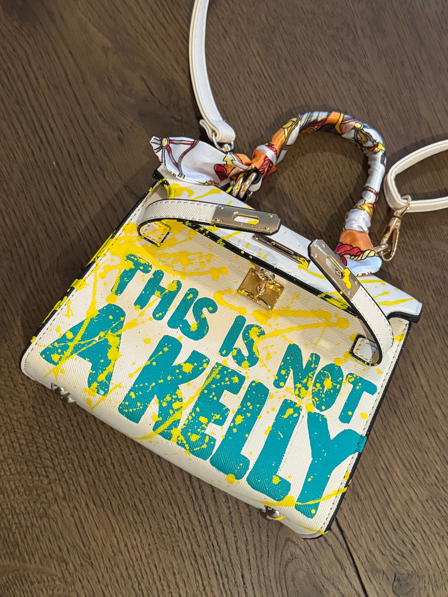 Designer inspired hand painted Bags