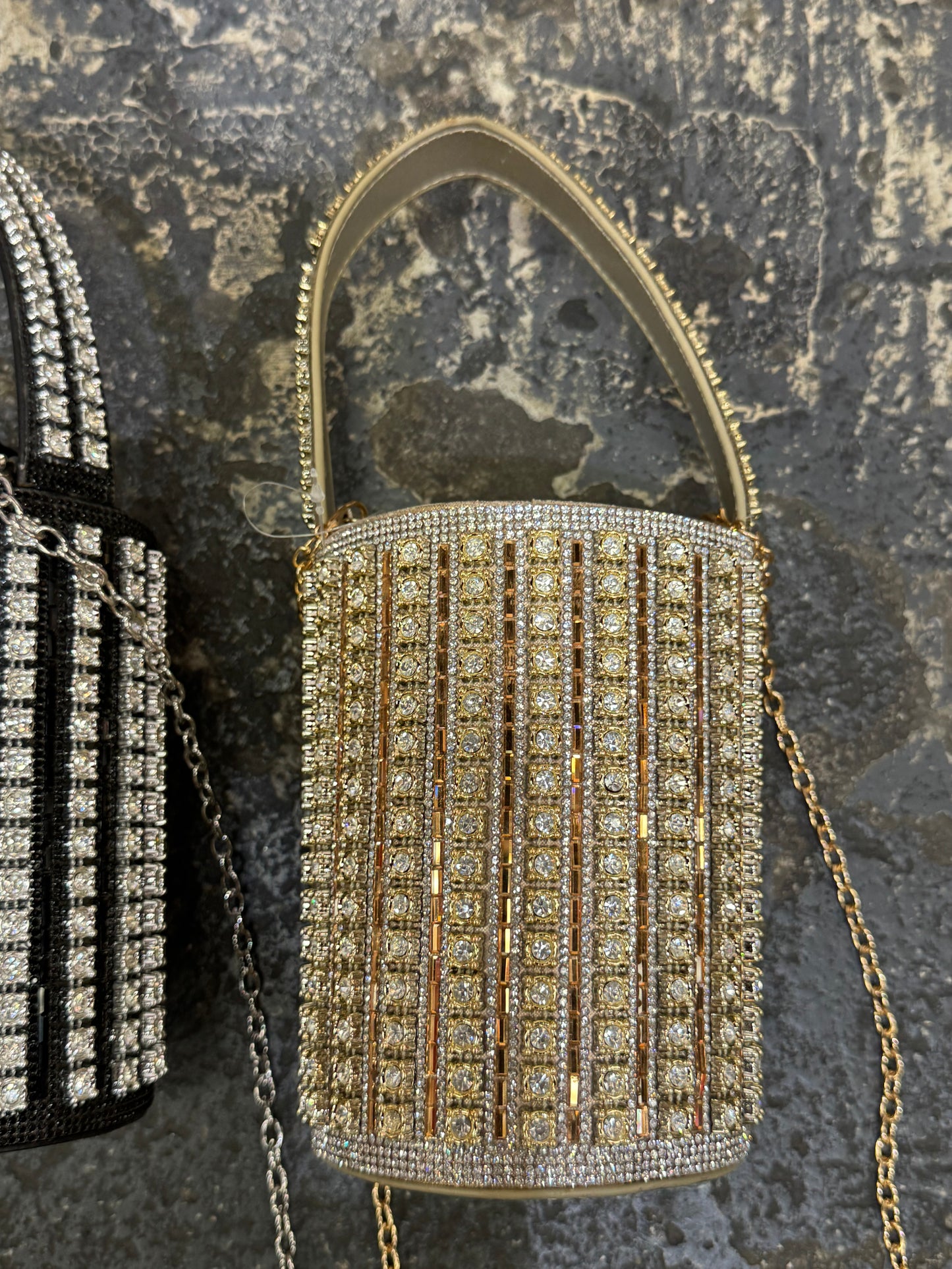 Rhinestone/ Fur Evening Bags