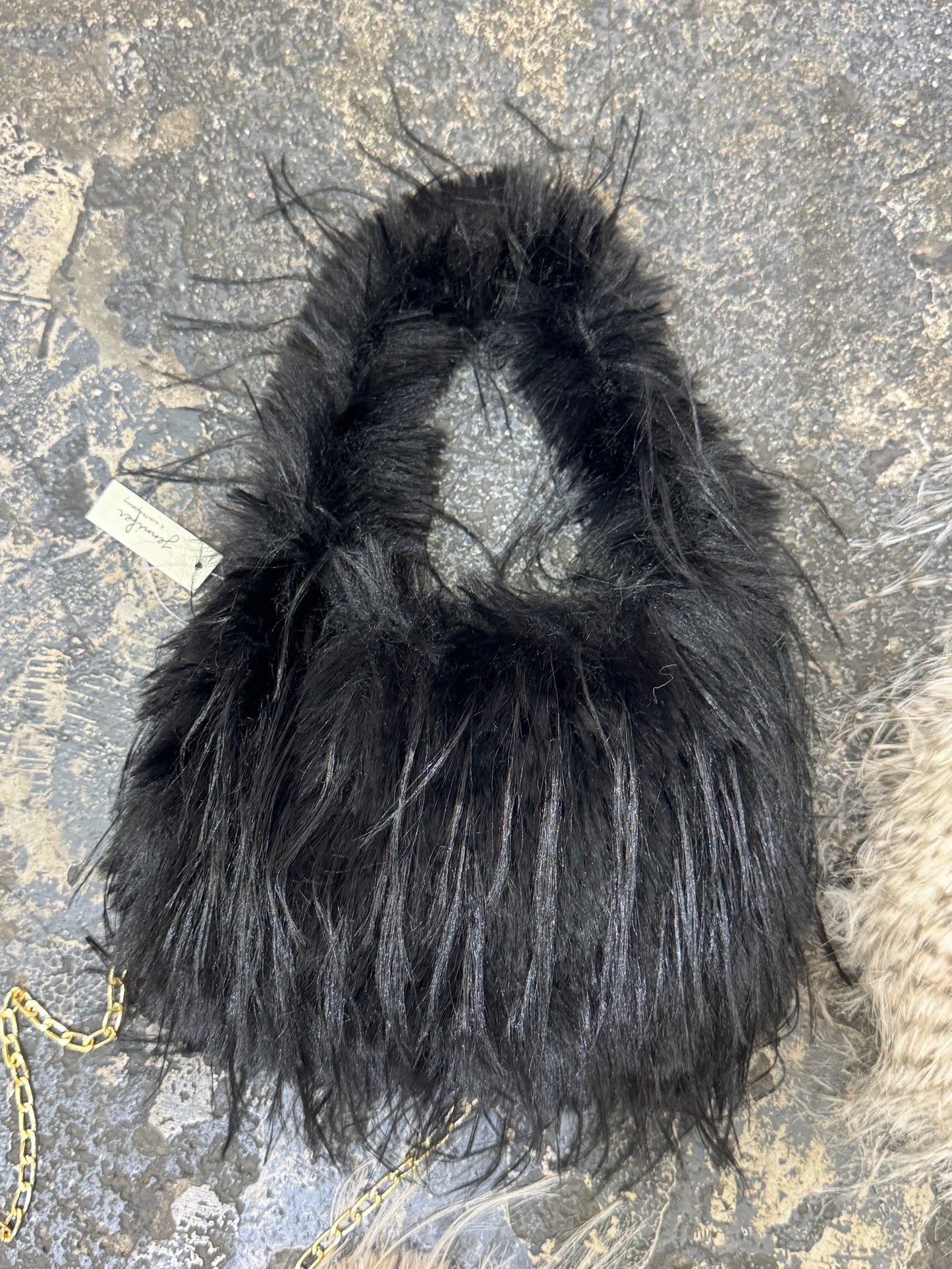 Rhinestone/ Fur Evening Bags