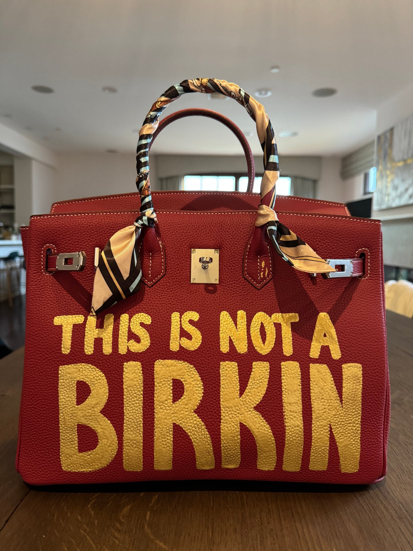 Designer inspired hand painted Bags