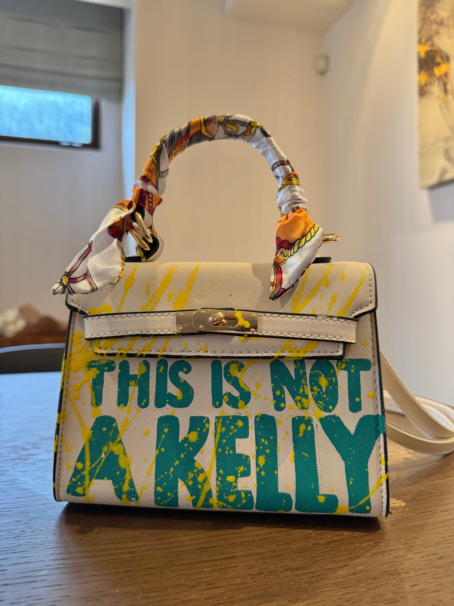 Designer inspired hand painted Bags