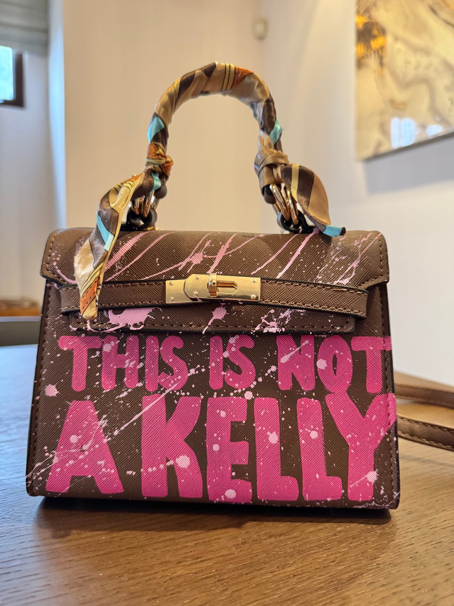 Designer inspired hand painted Bags