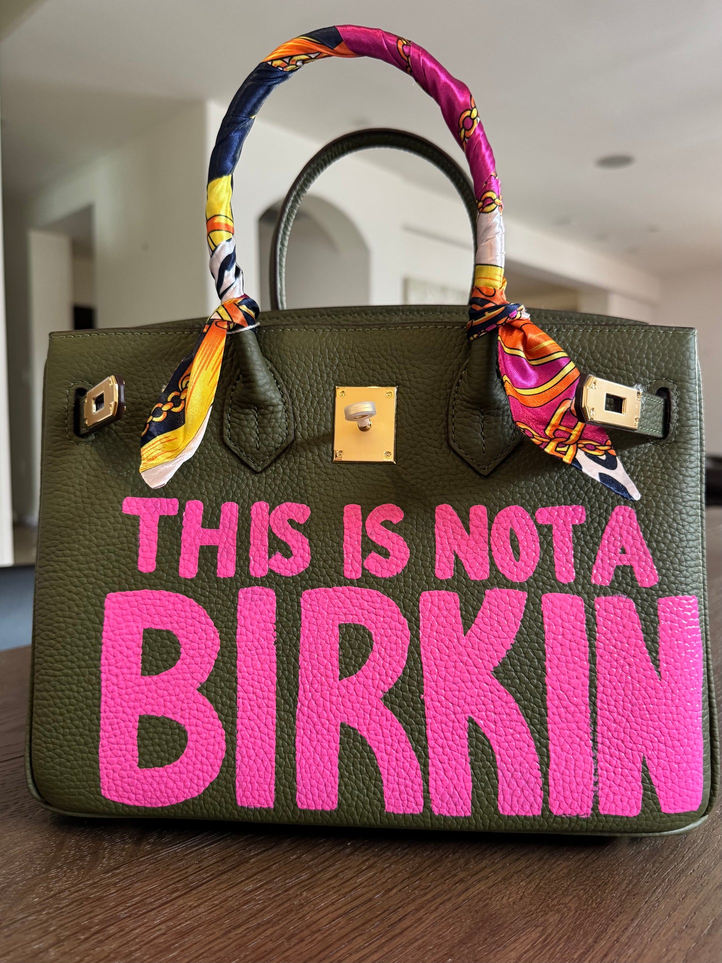 Designer inspired hand painted Bags