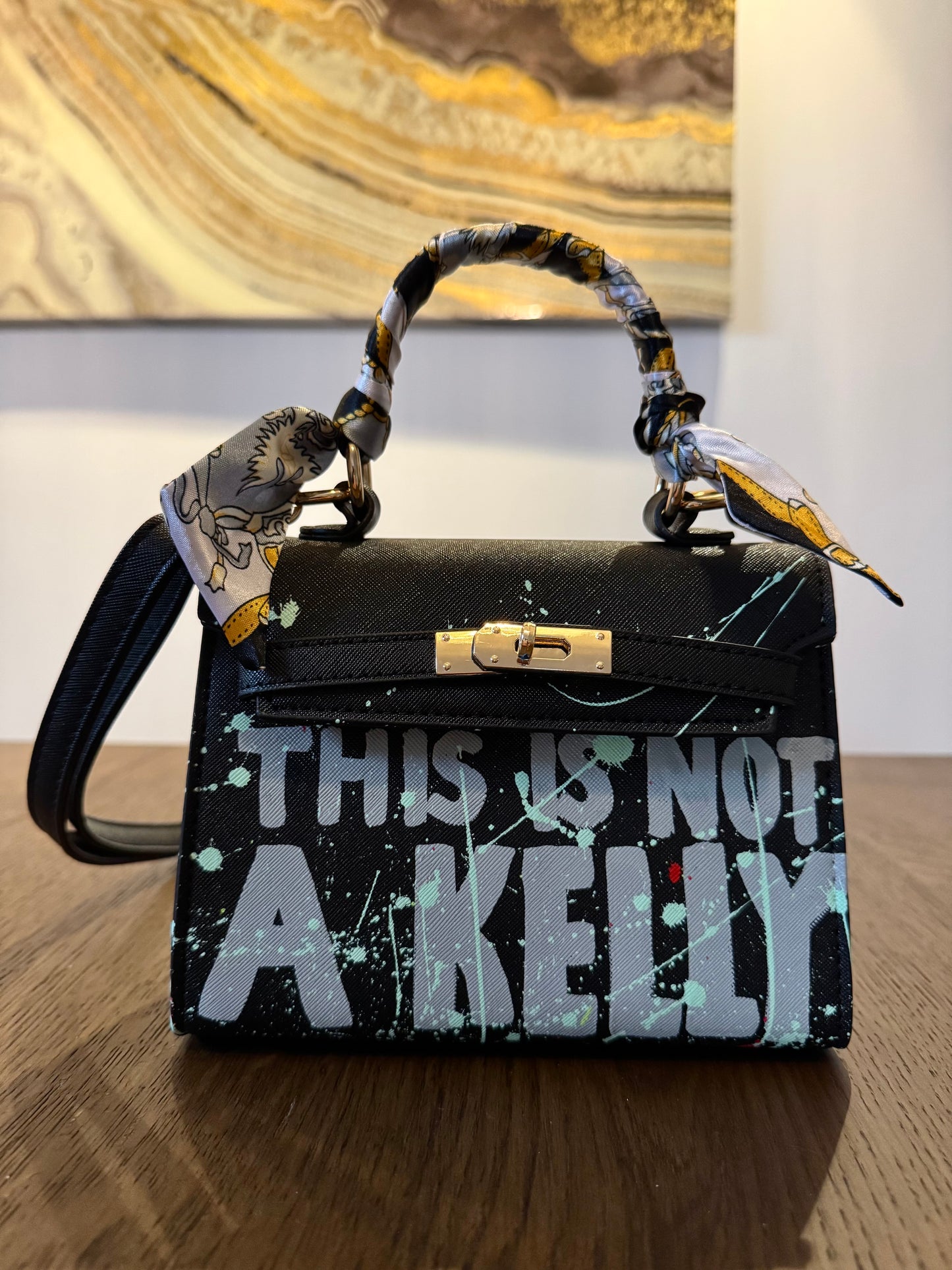 Designer inspired hand painted Bags