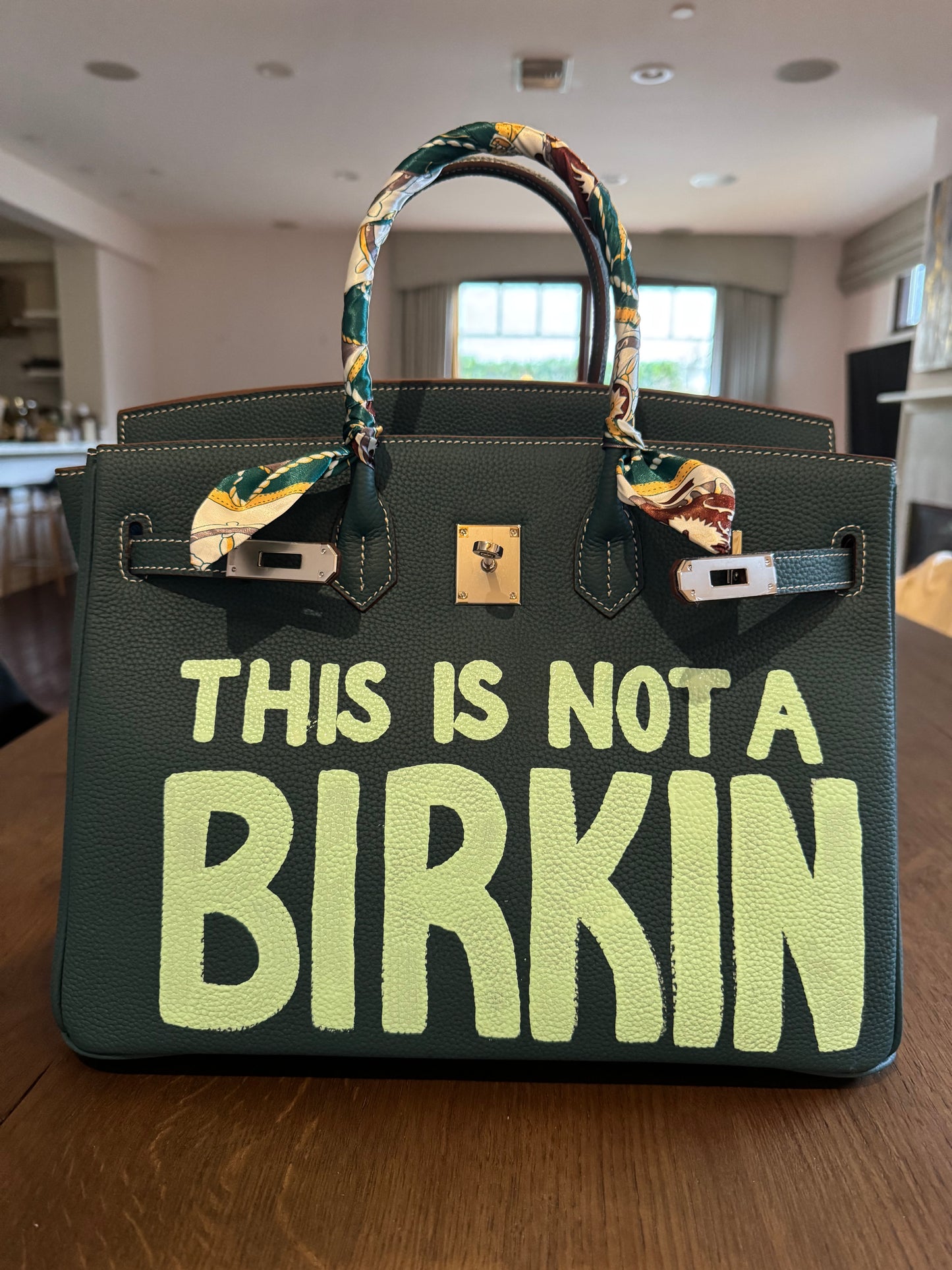 Designer inspired hand painted Bags