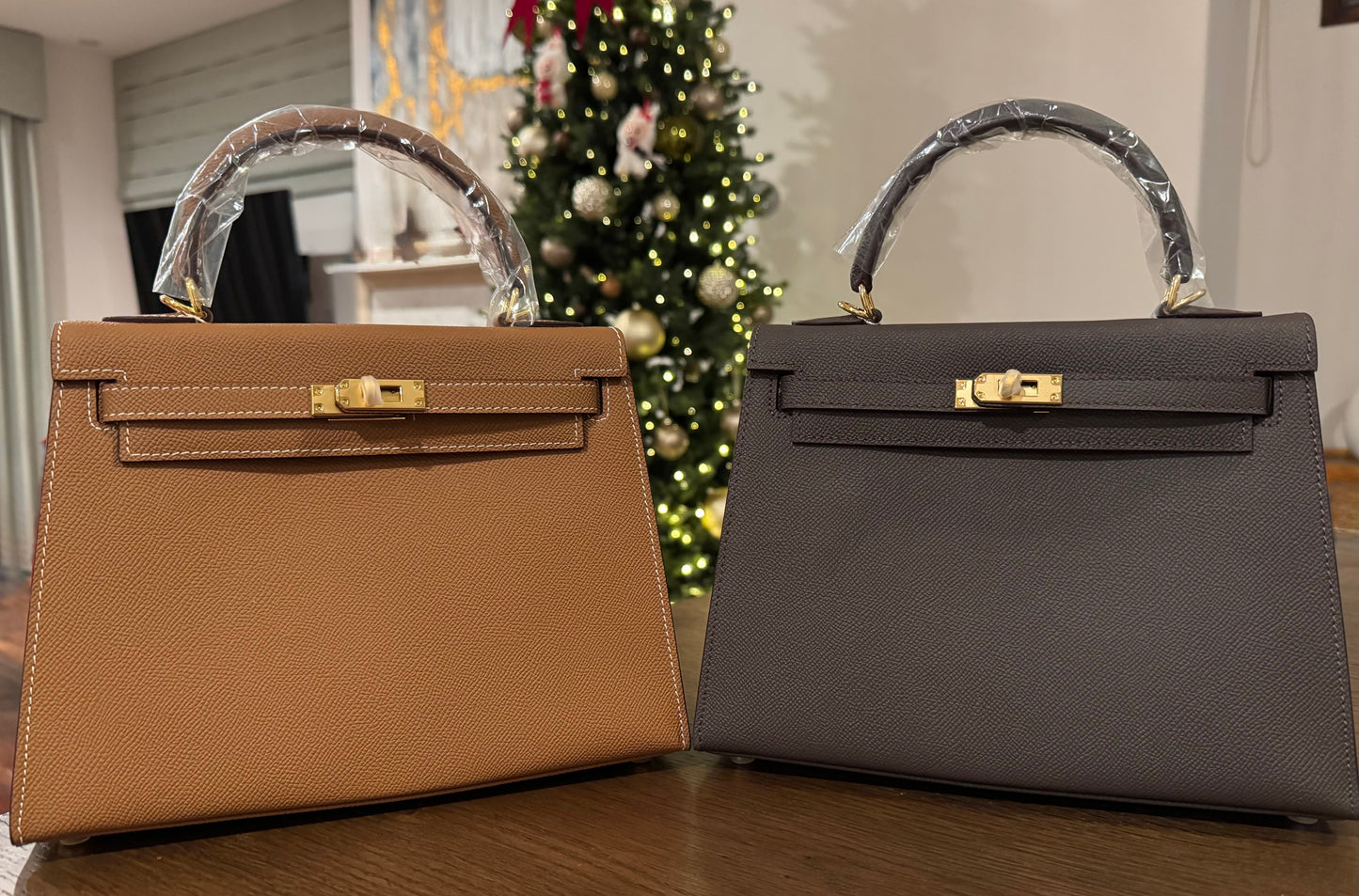 Designer inspired hand painted Bags -Sellier