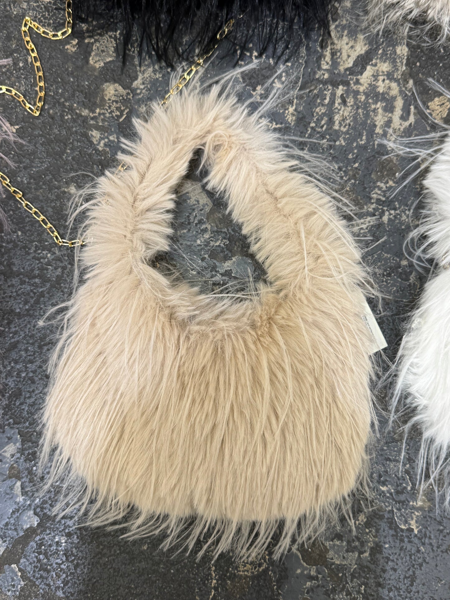 Rhinestone/ Fur Evening Bags