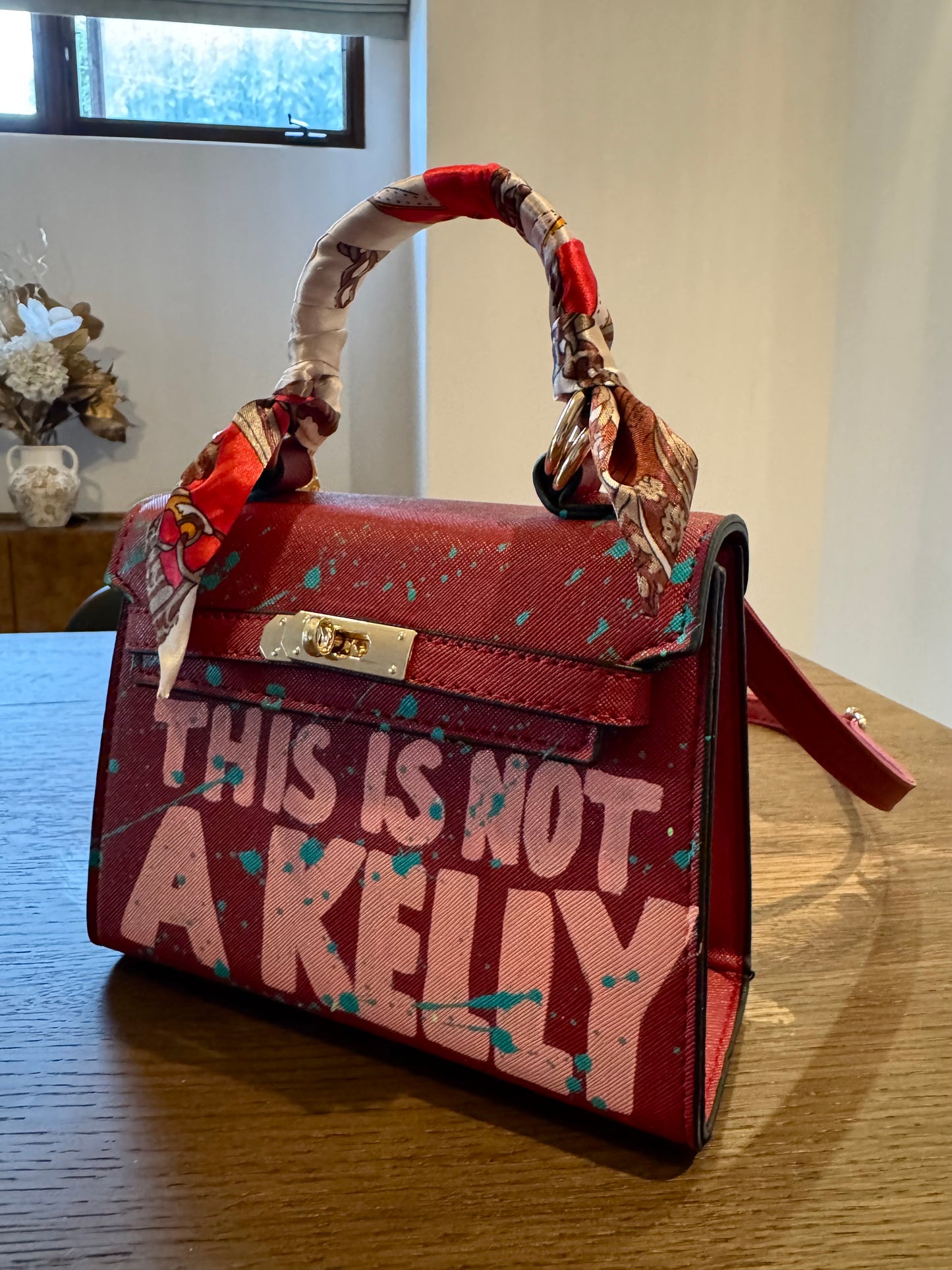 Designer inspired hand painted Bags