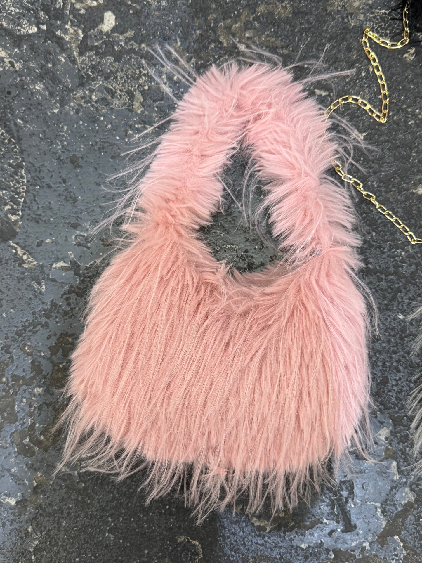 Rhinestone/ Fur Evening Bags