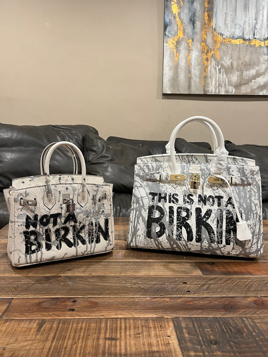 Hand painted designer inspired Bag