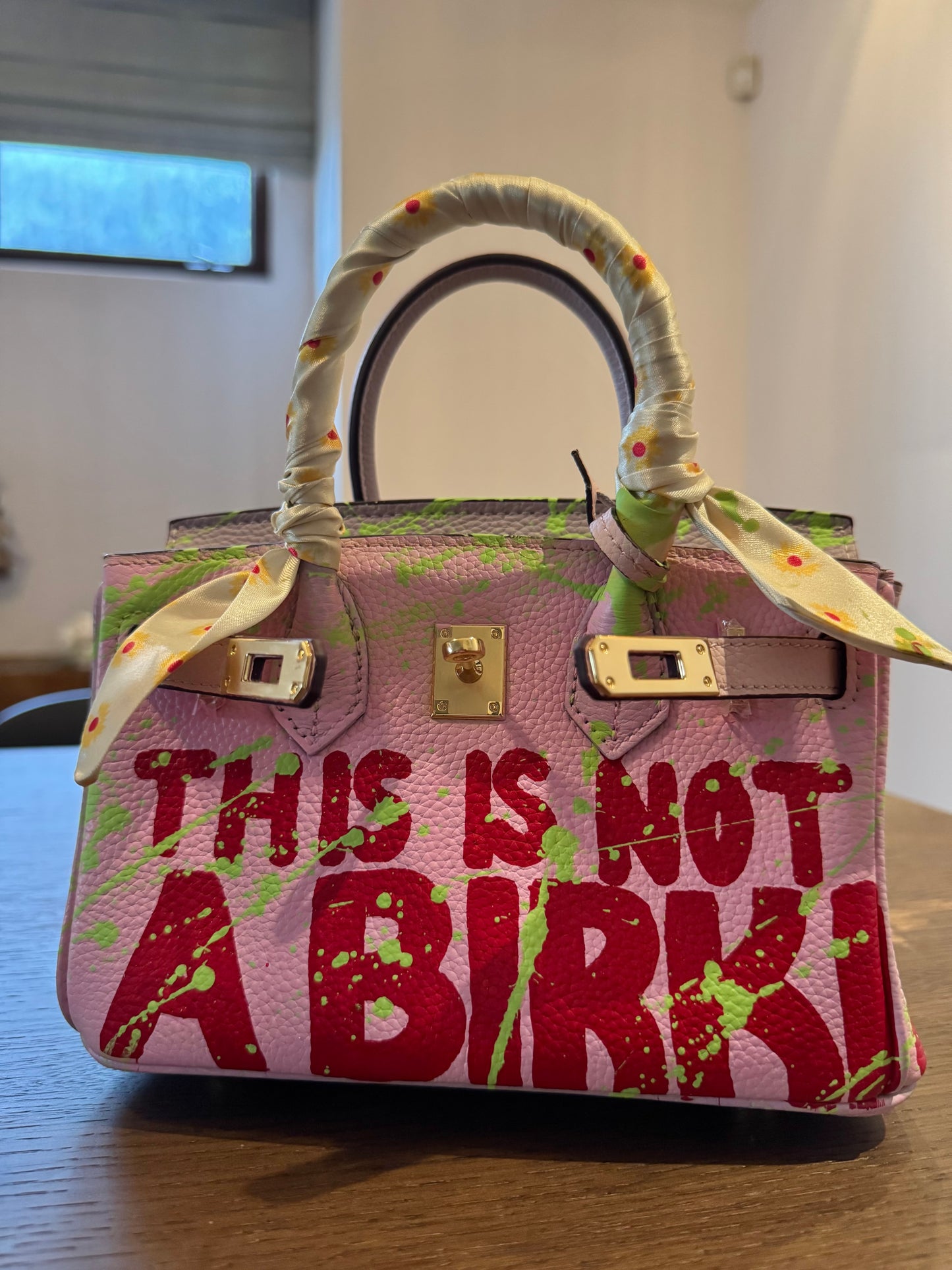 Hand painted designer inspired Bag