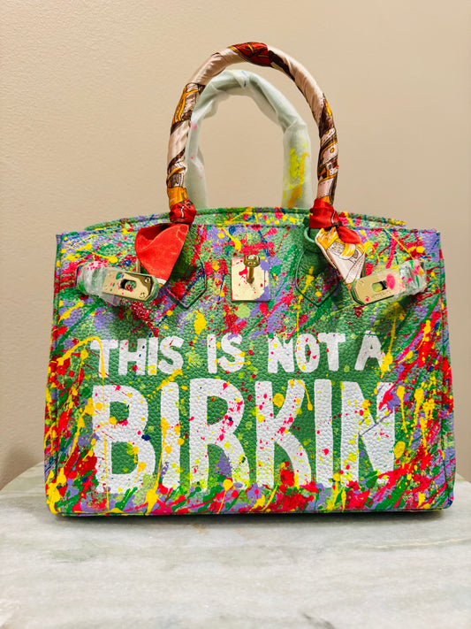 Designer inspired hand painted Bags