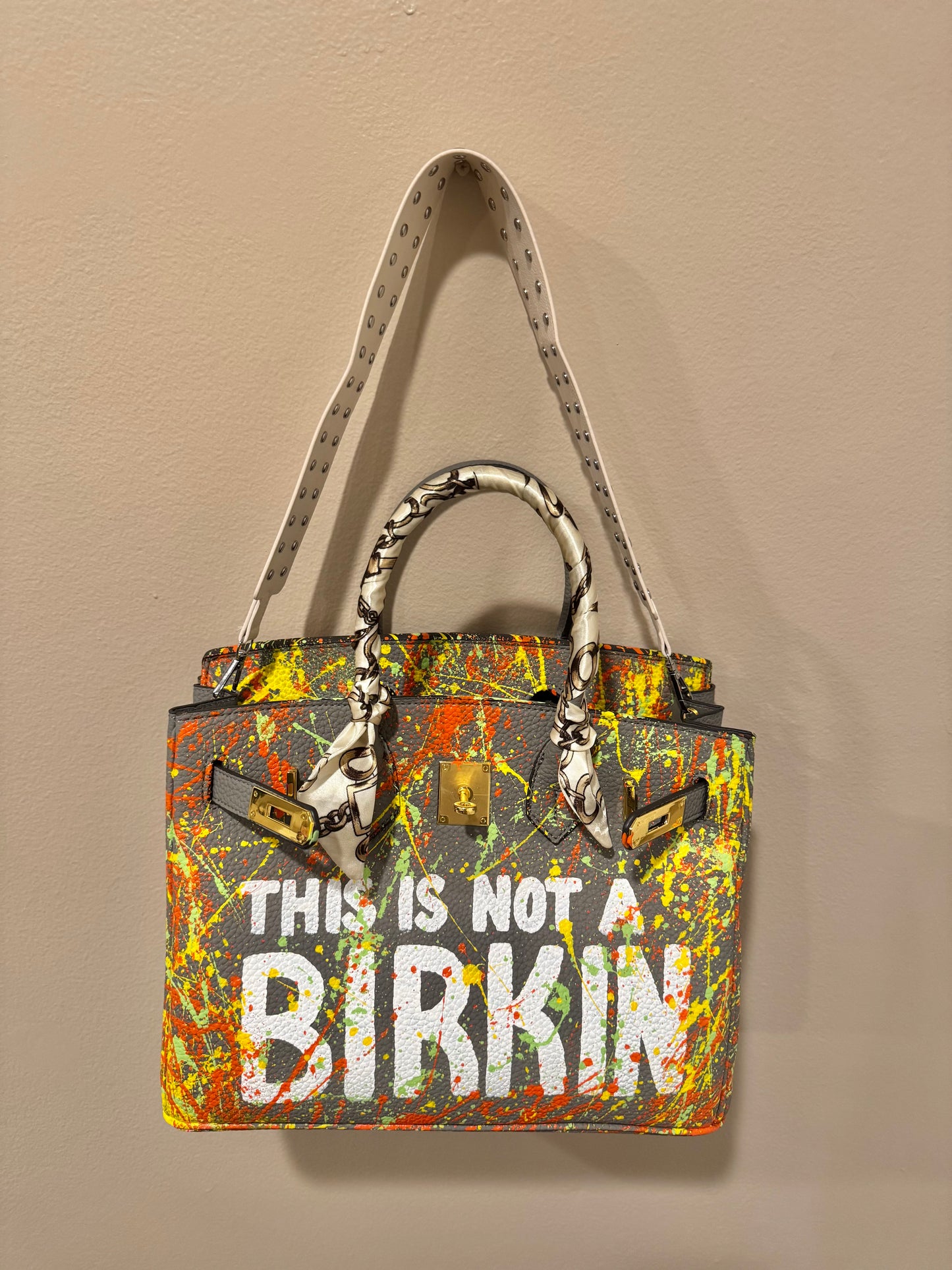Designer inspired hand painted Bags