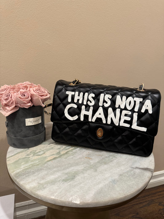 Hand painted designer inspired Bag