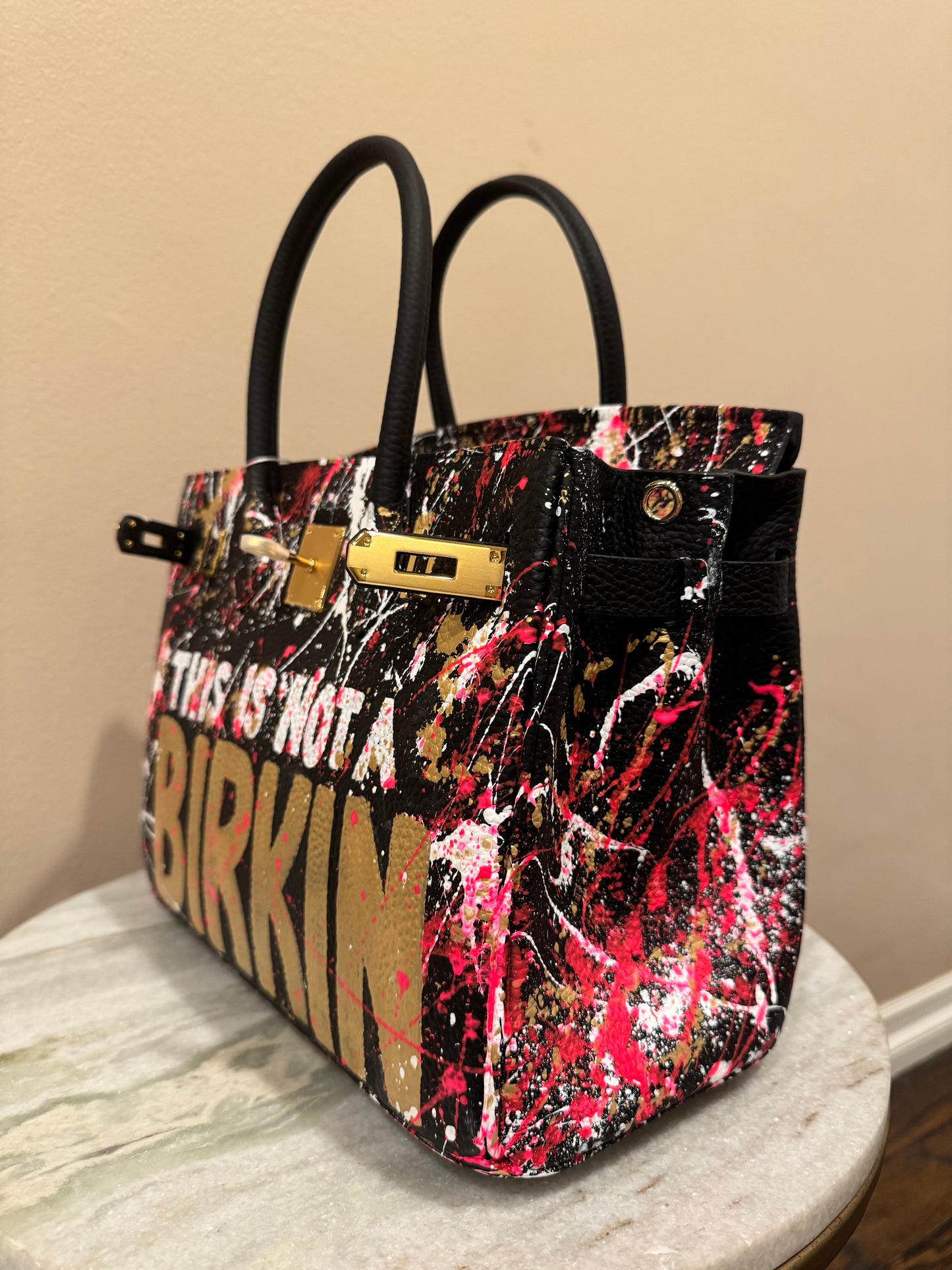 Designer inspired hand painted Bags
