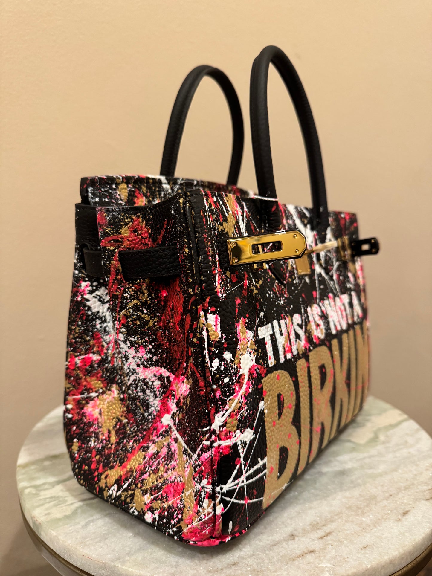 Designer inspired hand painted Bags