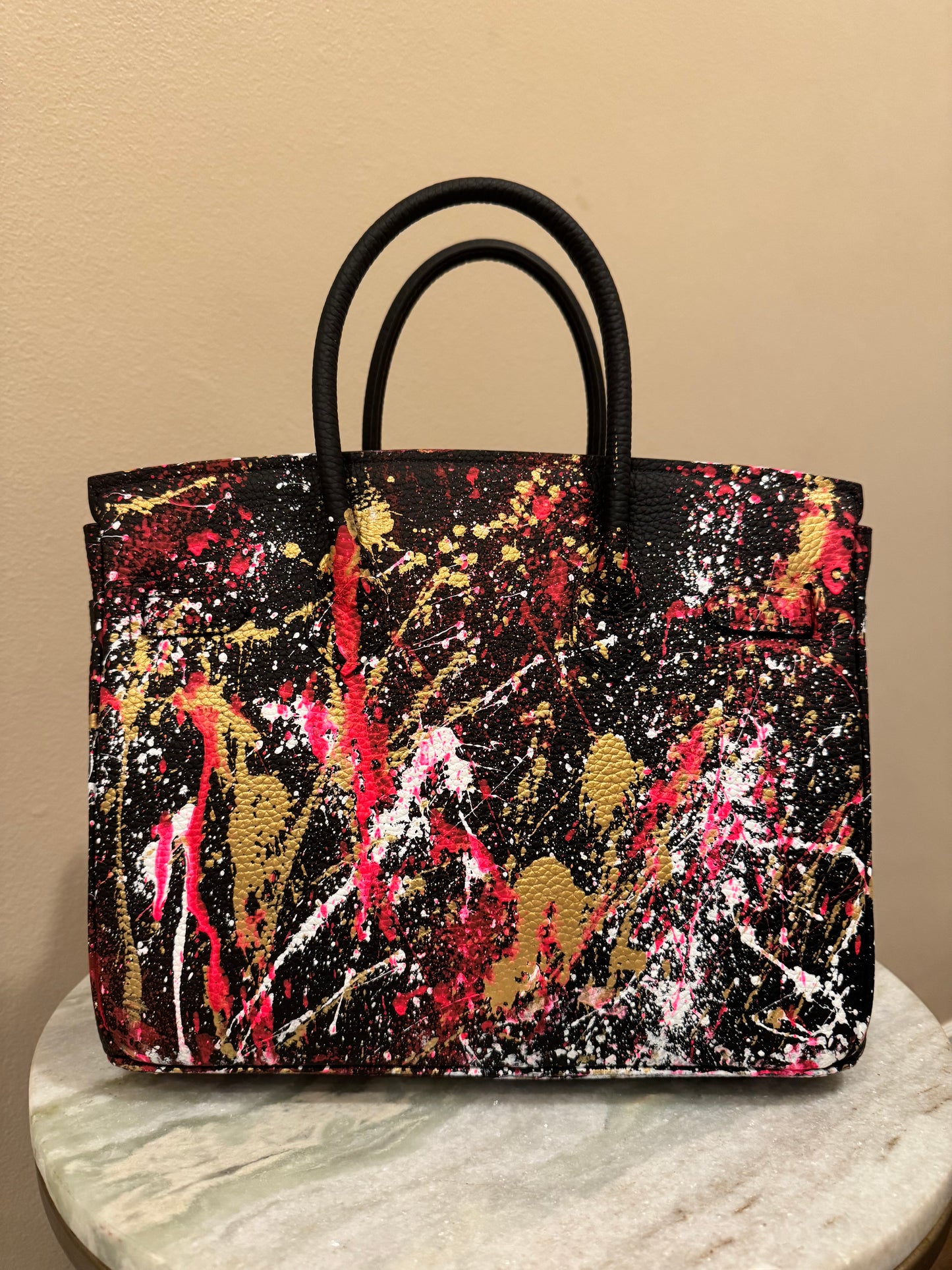 Designer inspired hand painted Bags