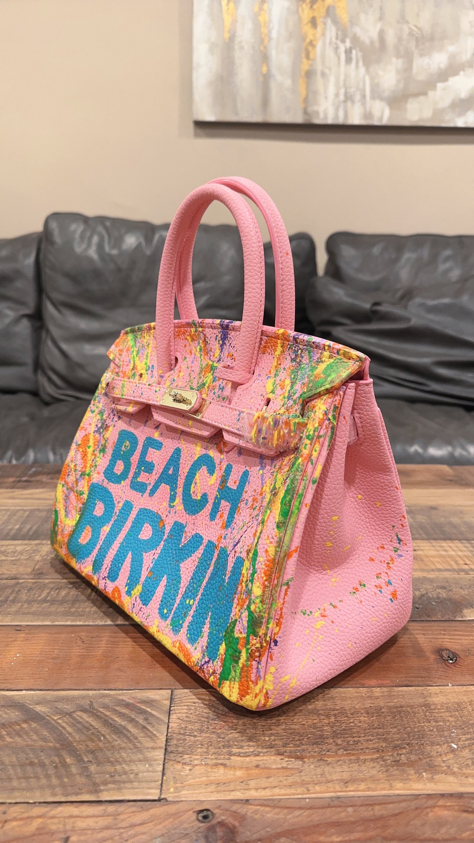 Birkin inspired beach bag Clearance