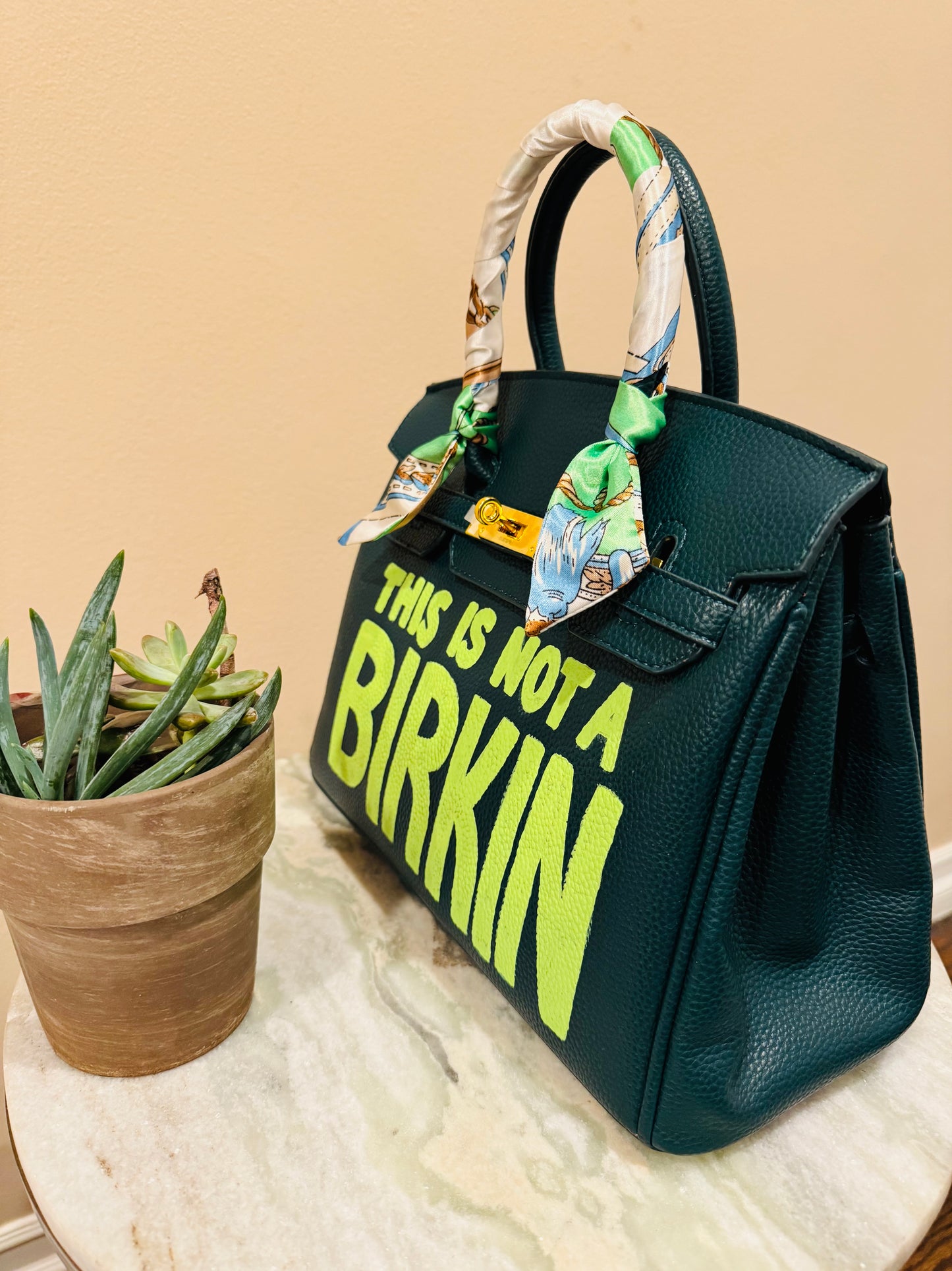 Designer inspired hand painted Bags