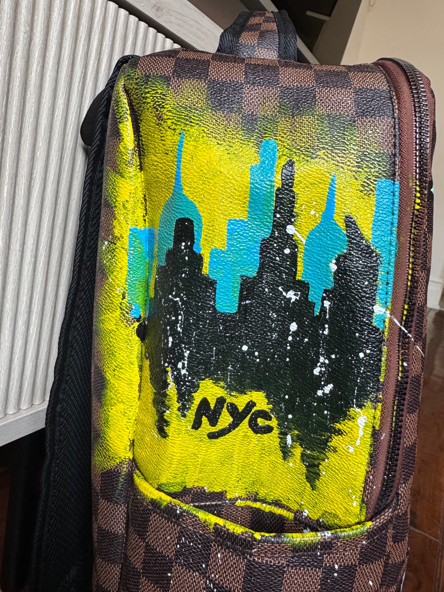 Monster hand painted Bag