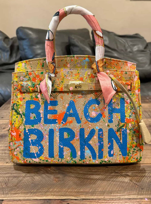Hand painted designer inspired Bag