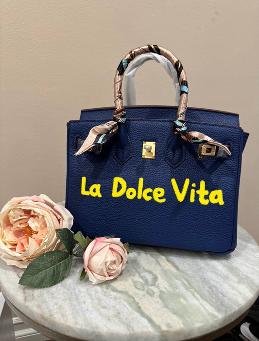 Hand painted designer inspired Bag