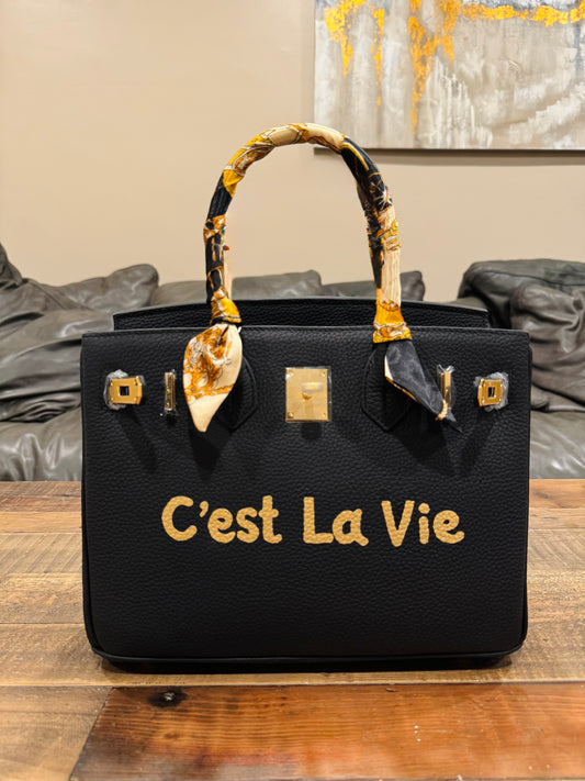 Hand painted designer inspired Bag