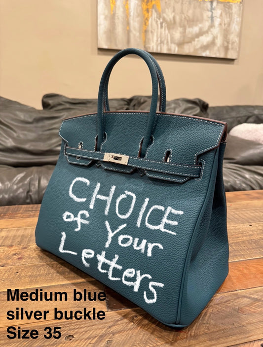 Hand painted designer inspired Bag