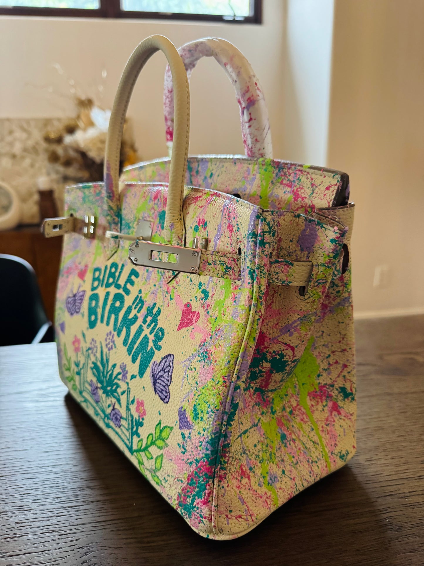 Bible Hand Painted Bag