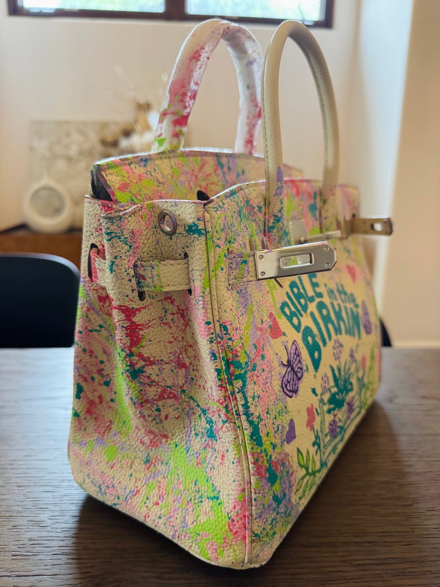 Bible Hand Painted Bag