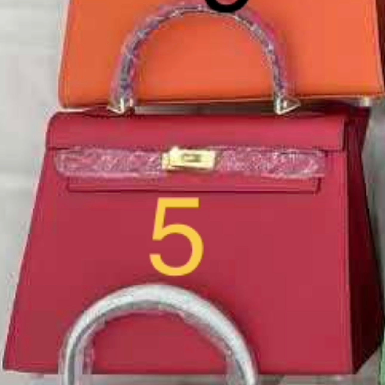 Designer inspired hand painted Bags -Sellier