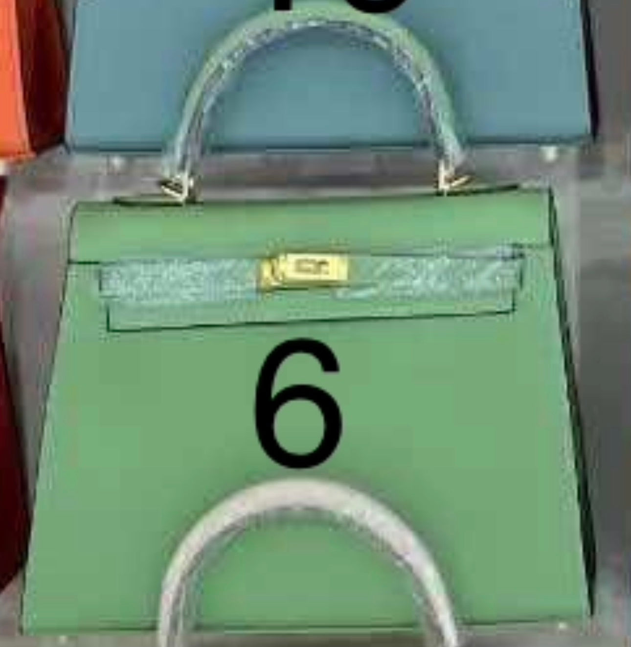 Designer inspired hand painted Bags -Sellier