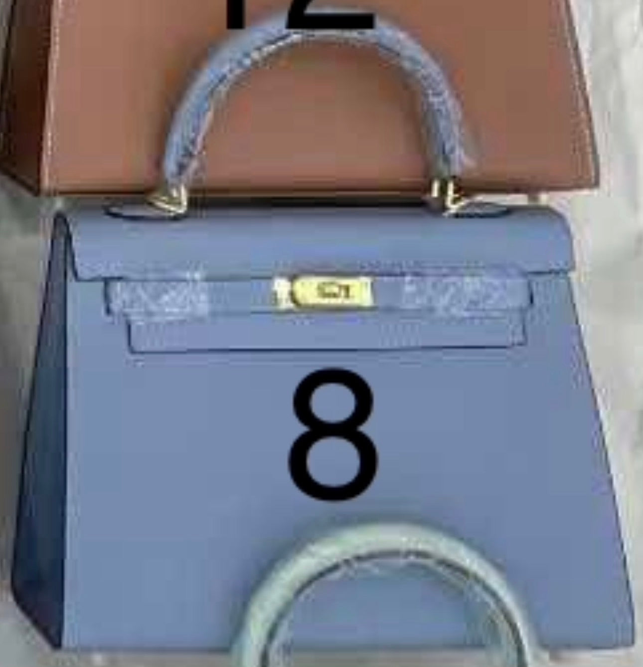 Designer inspired hand painted Bags -Sellier