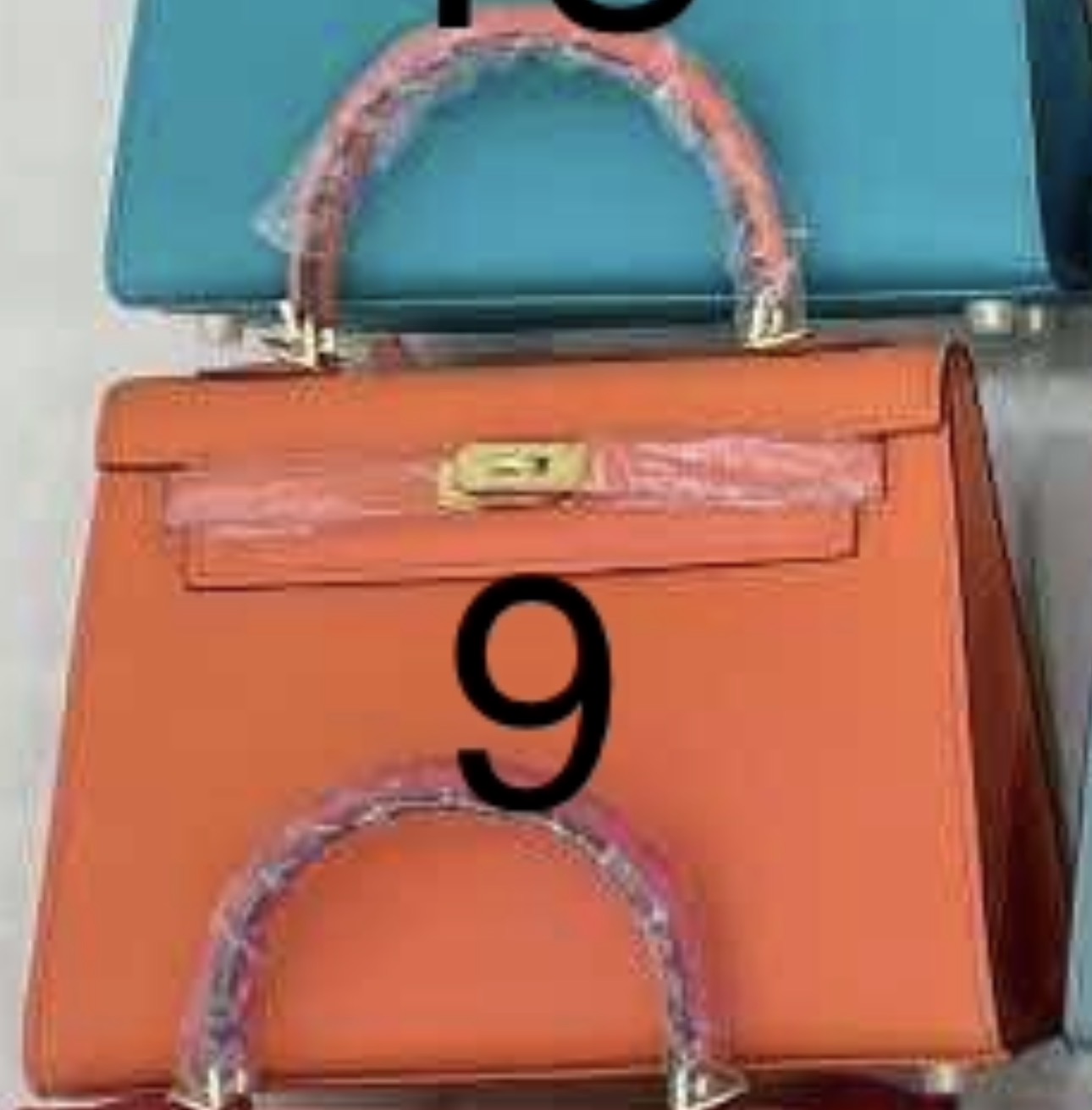 Designer inspired hand painted Bags -Sellier