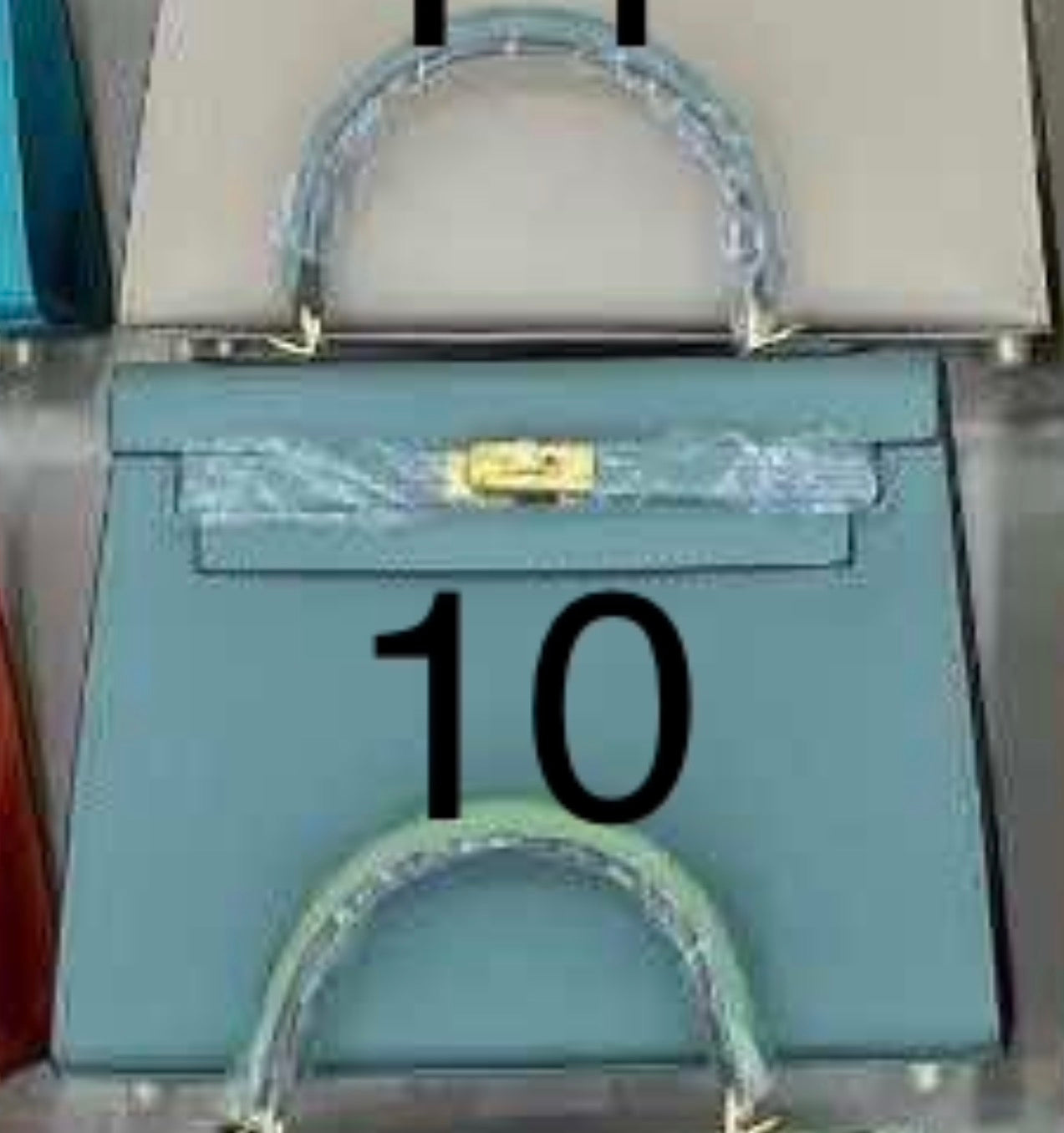 Designer inspired hand painted Bags -Sellier