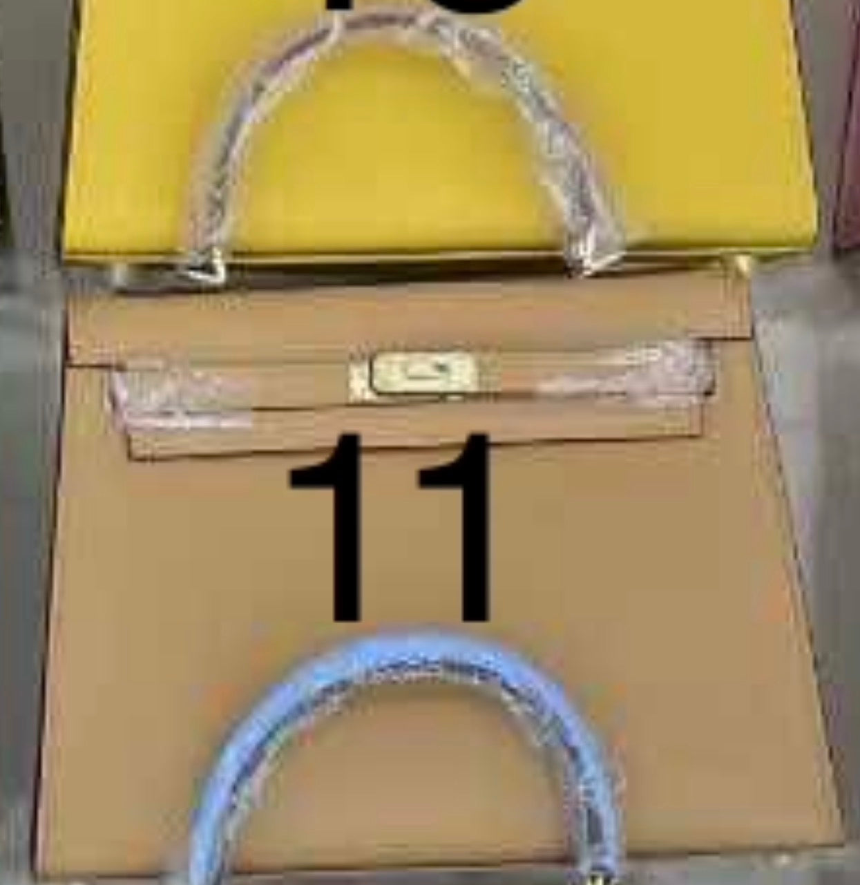 Designer inspired hand painted Bags -Sellier