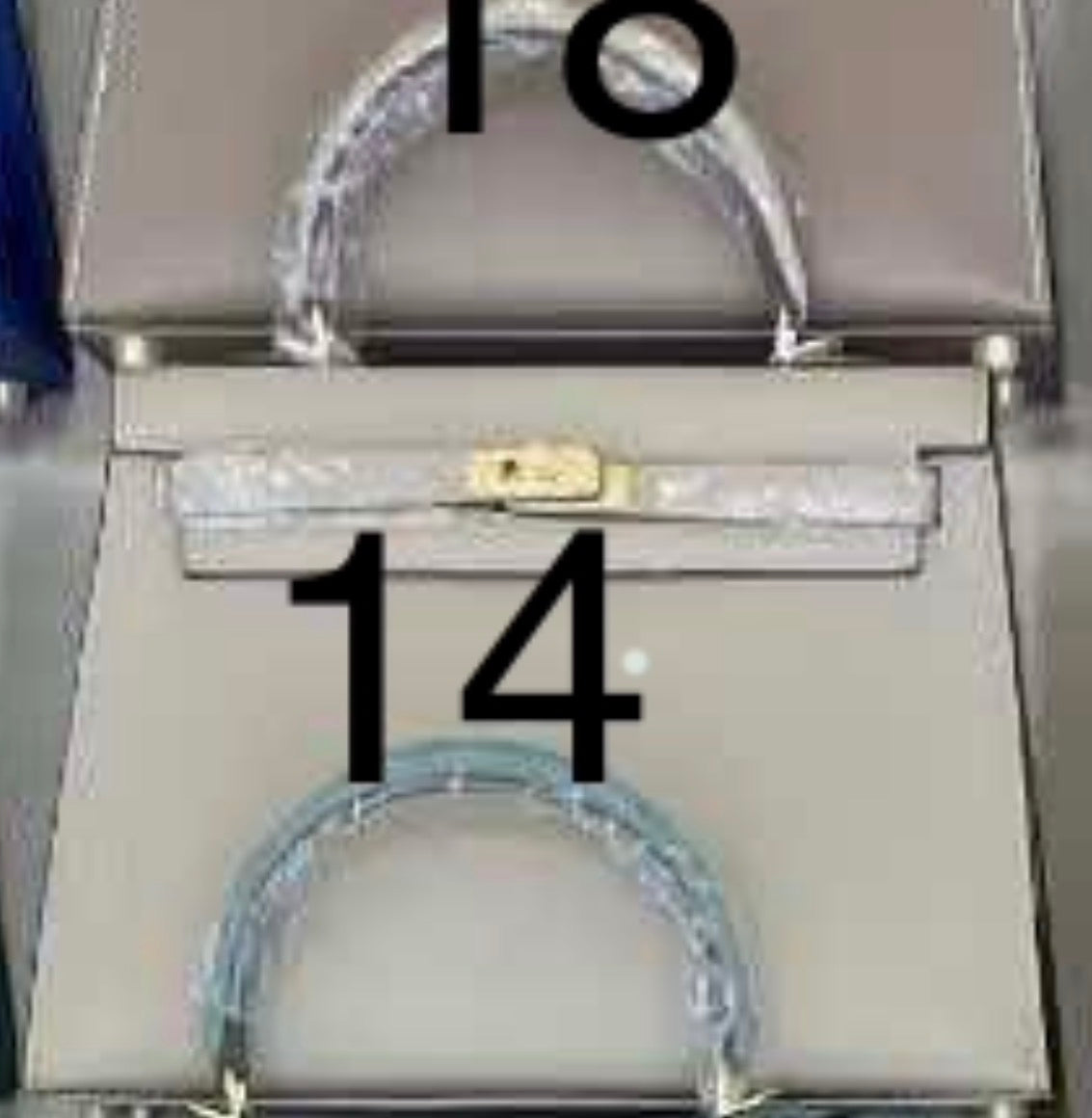 Designer inspired hand painted Bags -Sellier