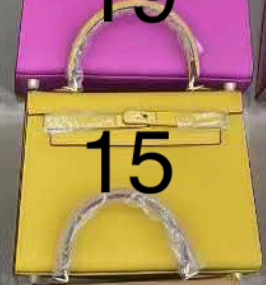 Designer inspired hand painted Bags -Sellier