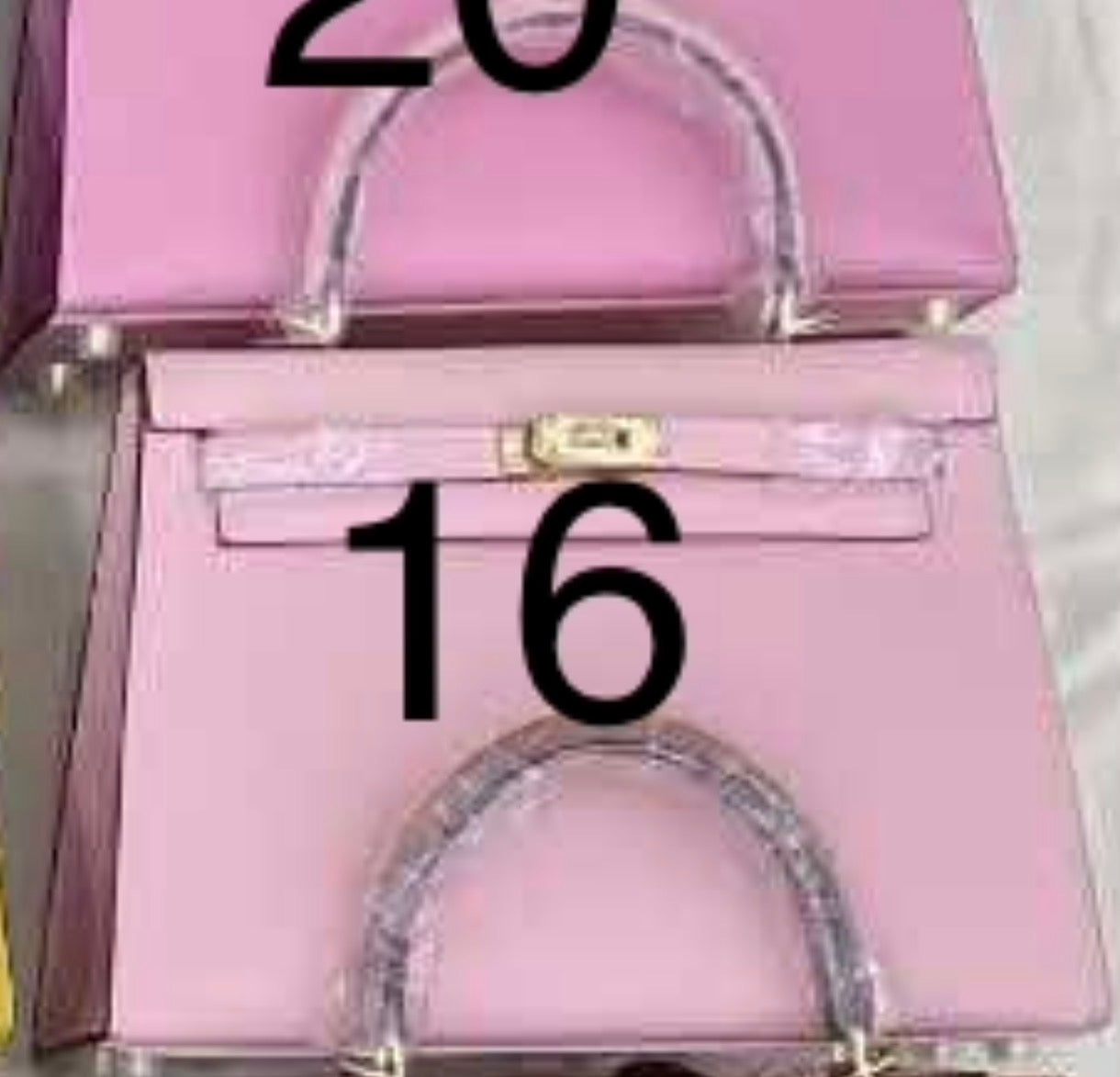 Designer inspired hand painted Bags -Sellier