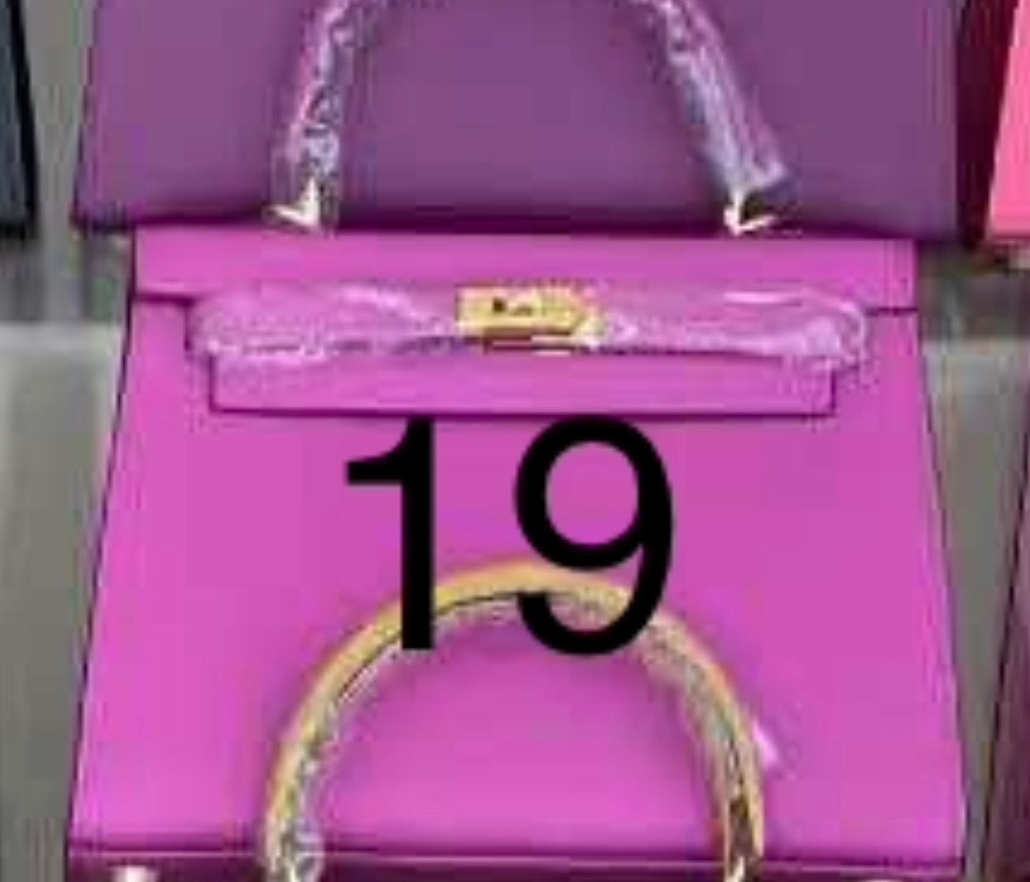 Designer inspired hand painted Bags -Sellier