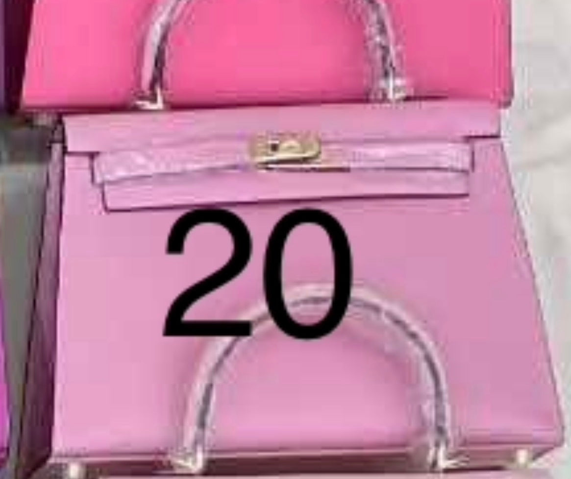 Designer inspired hand painted Bags -Sellier