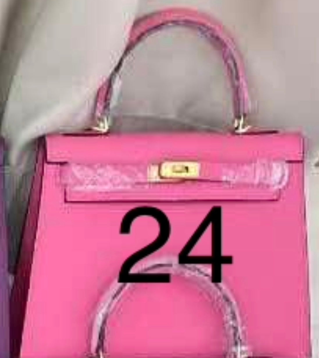 Designer inspired hand painted Bags -Sellier