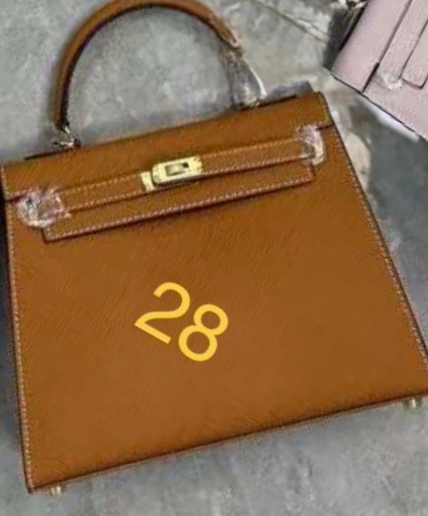 Designer inspired hand painted Bags -Sellier